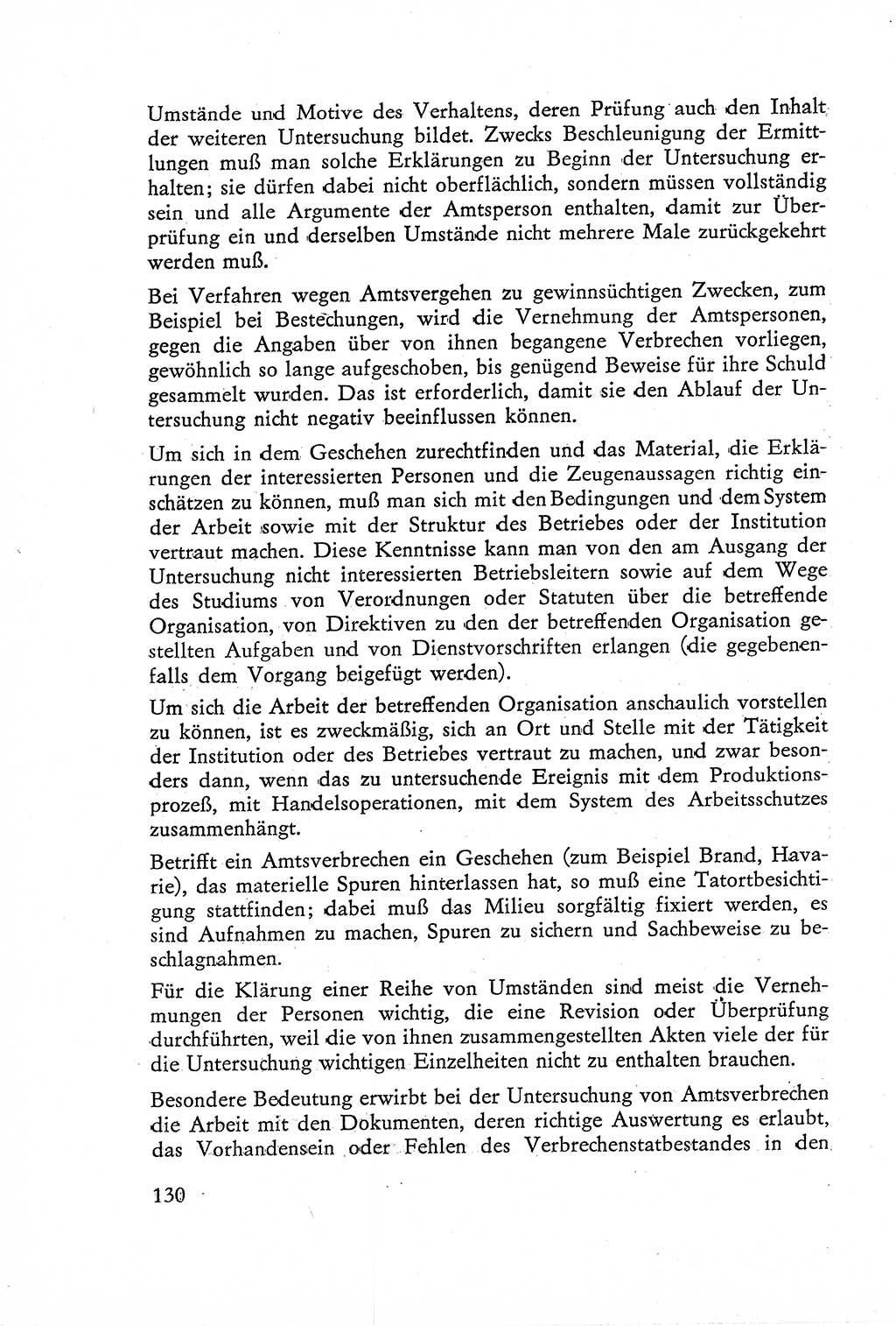 Die Untersuchung einzelner Verbrechensarten [Deutsche Demokratische Republik (DDR)] 1960, Seite 130 (Unters. Verbr.-Art. DDR 1960, S. 130)