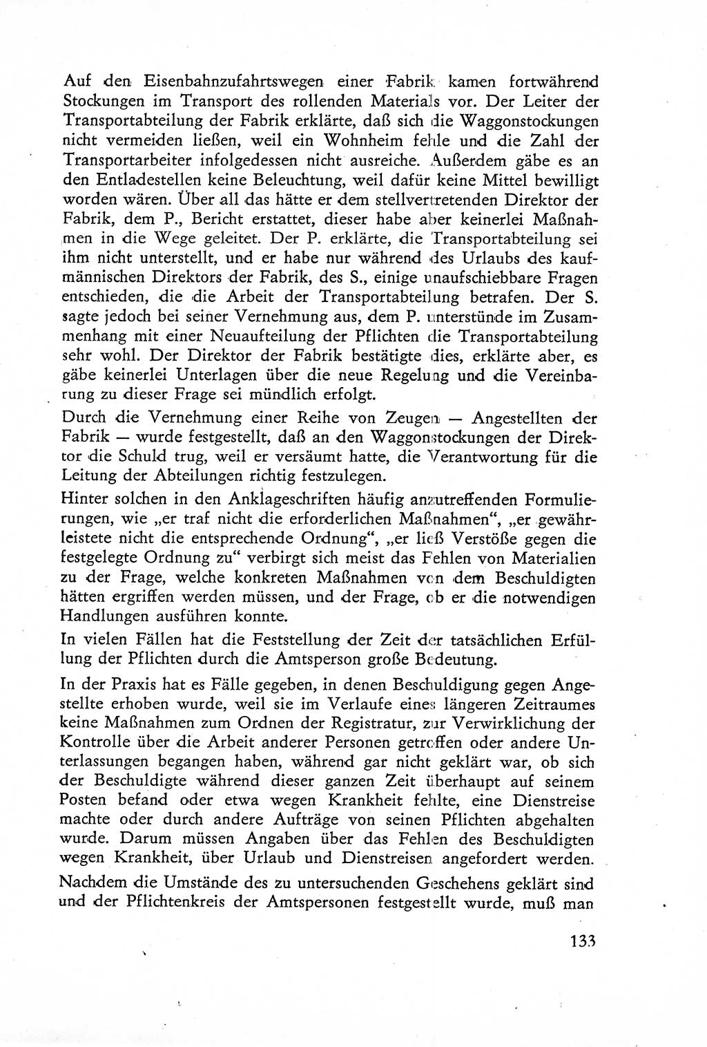 Die Untersuchung einzelner Verbrechensarten [Deutsche Demokratische Republik (DDR)] 1960, Seite 133 (Unters. Verbr.-Art. DDR 1960, S. 133)