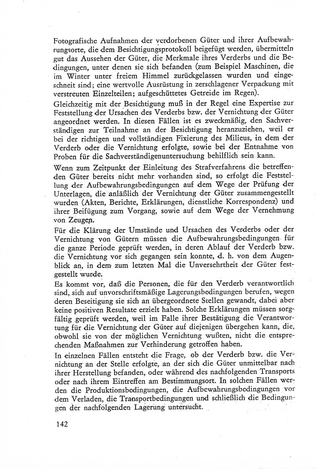 Die Untersuchung einzelner Verbrechensarten [Deutsche Demokratische Republik (DDR)] 1960, Seite 142 (Unters. Verbr.-Art. DDR 1960, S. 142)