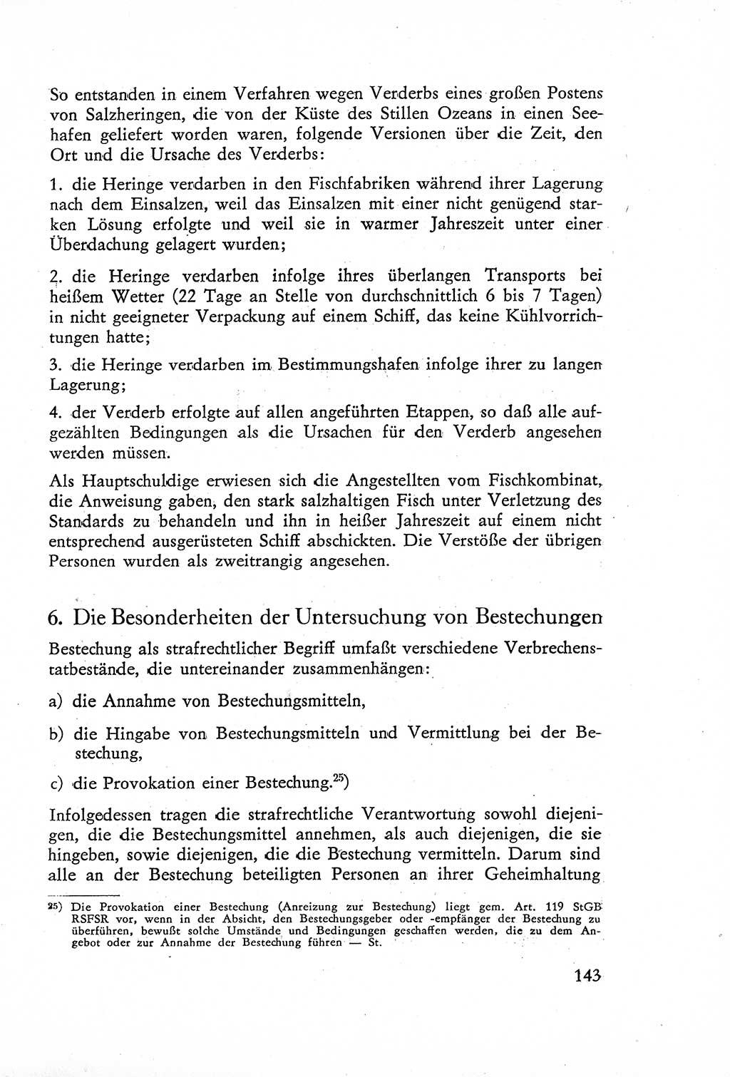 Die Untersuchung einzelner Verbrechensarten [Deutsche Demokratische Republik (DDR)] 1960, Seite 143 (Unters. Verbr.-Art. DDR 1960, S. 143)