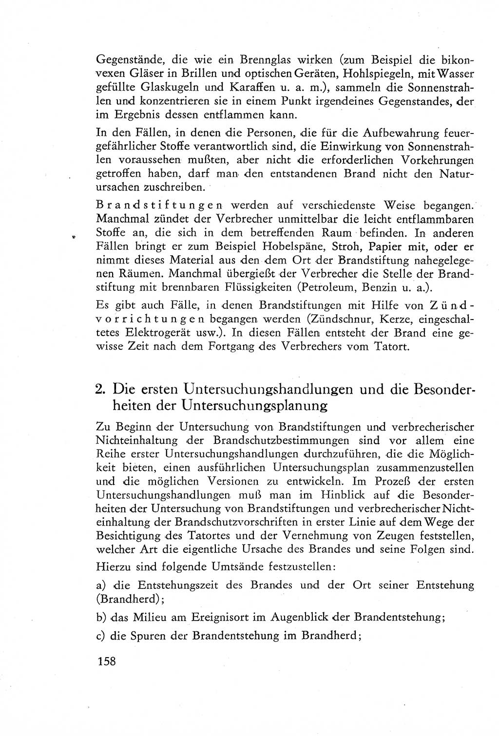Die Untersuchung einzelner Verbrechensarten [Deutsche Demokratische Republik (DDR)] 1960, Seite 158 (Unters. Verbr.-Art. DDR 1960, S. 158)