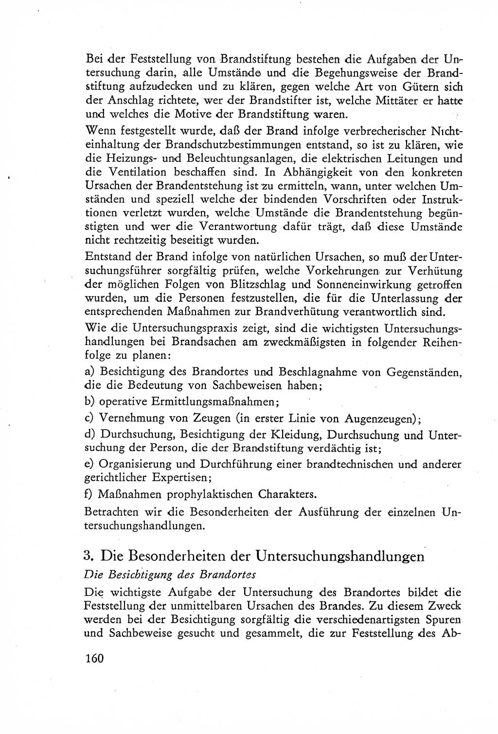 Die Untersuchung einzelner Verbrechensarten [Deutsche Demokratische Republik (DDR)] 1960, Seite 160 (Unters. Verbr.-Art. DDR 1960, S. 160)