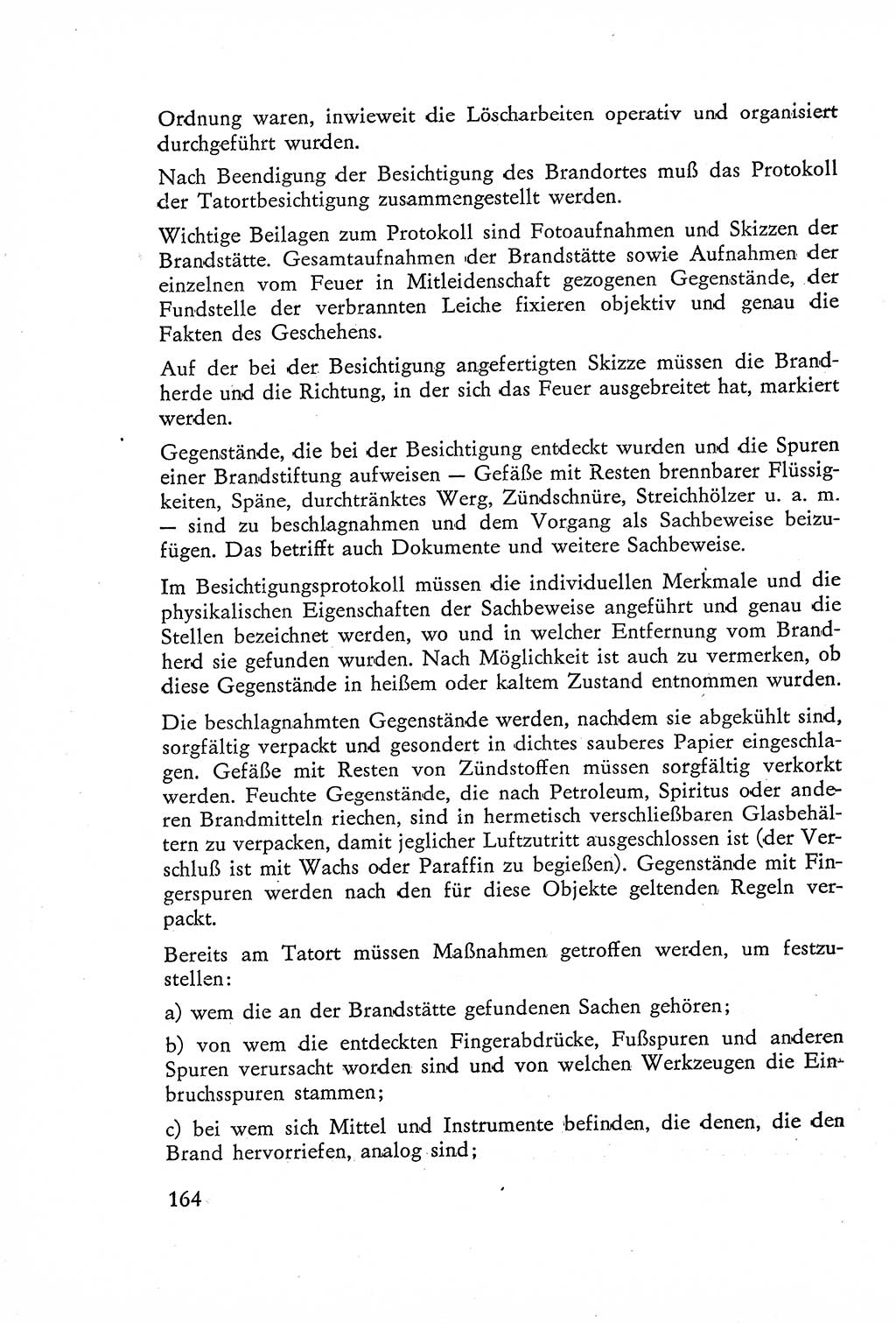 Die Untersuchung einzelner Verbrechensarten [Deutsche Demokratische Republik (DDR)] 1960, Seite 164 (Unters. Verbr.-Art. DDR 1960, S. 164)