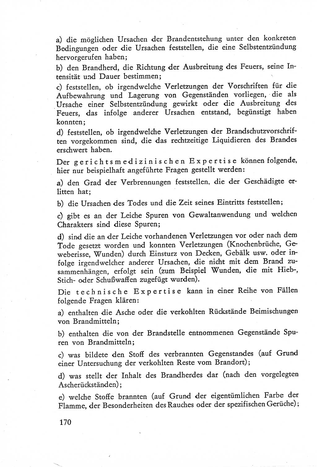 Die Untersuchung einzelner Verbrechensarten [Deutsche Demokratische Republik (DDR)] 1960, Seite 170 (Unters. Verbr.-Art. DDR 1960, S. 170)