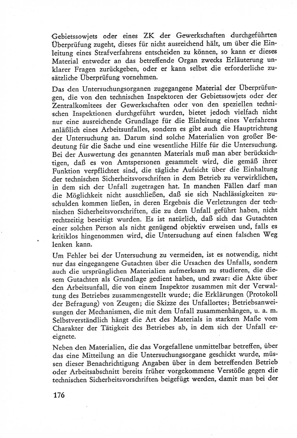 Die Untersuchung einzelner Verbrechensarten [Deutsche Demokratische Republik (DDR)] 1960, Seite 176 (Unters. Verbr.-Art. DDR 1960, S. 176)
