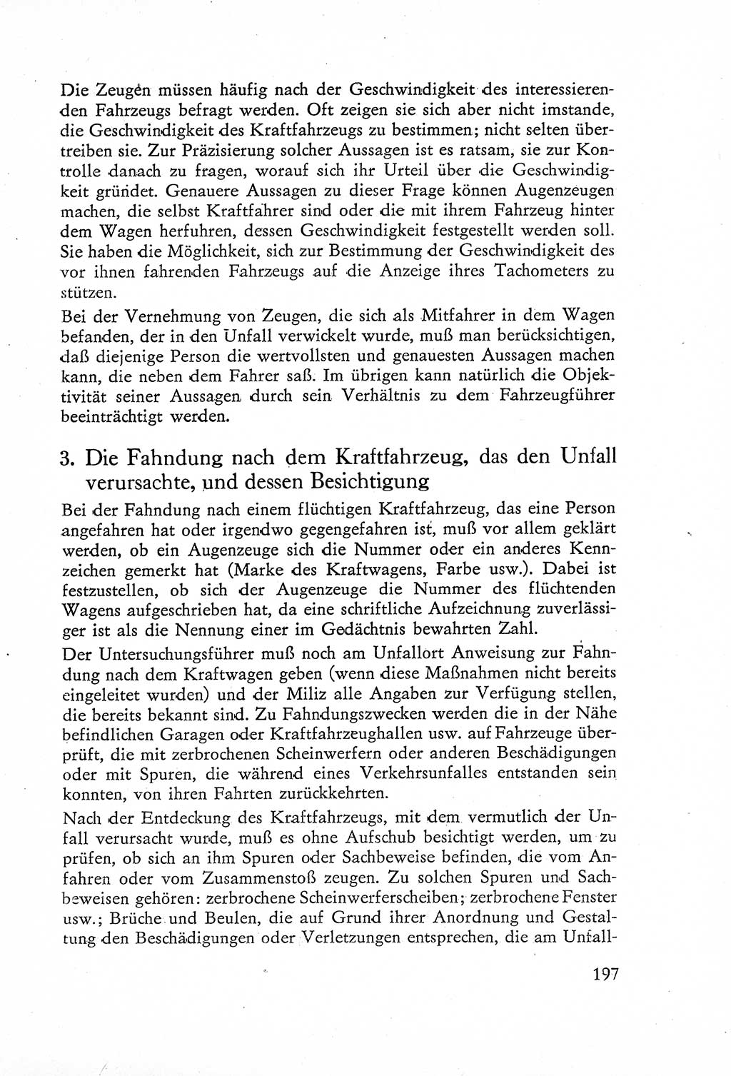 Die Untersuchung einzelner Verbrechensarten [Deutsche Demokratische Republik (DDR)] 1960, Seite 197 (Unters. Verbr.-Art. DDR 1960, S. 197)