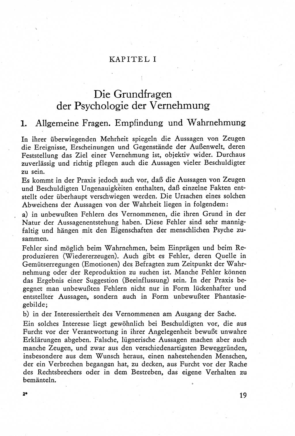 Die Vernehmung [Deutsche Demokratische Republik (DDR)] 1960, Seite 19 (Vern. DDR 1960, S. 19)