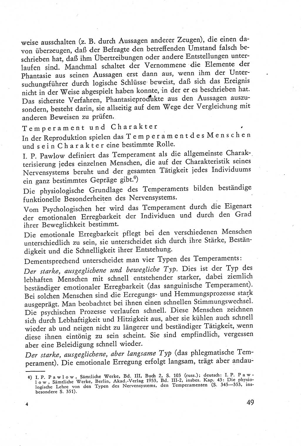 Die Vernehmung [Deutsche Demokratische Republik (DDR)] 1960, Seite 49 (Vern. DDR 1960, S. 49)