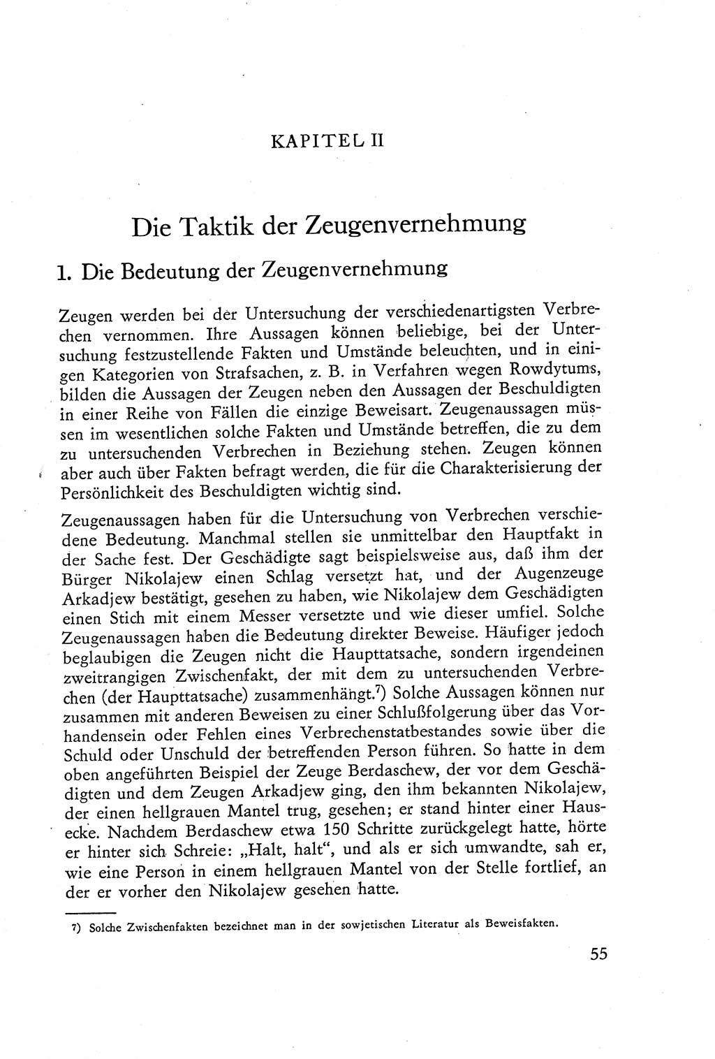 Die Vernehmung [Deutsche Demokratische Republik (DDR)] 1960, Seite 55 (Vern. DDR 1960, S. 55)