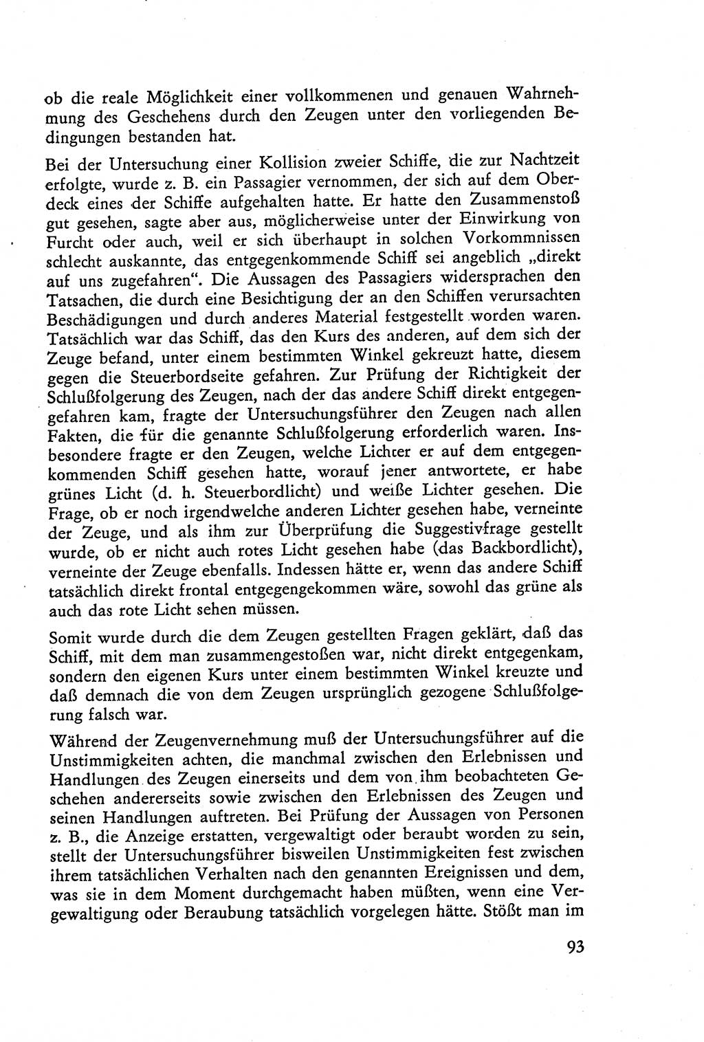 Die Vernehmung [Deutsche Demokratische Republik (DDR)] 1960, Seite 93 (Vern. DDR 1960, S. 93)