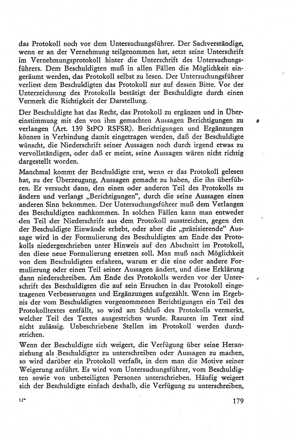 Die Vernehmung [Deutsche Demokratische Republik (DDR)] 1960, Seite 179 (Vern. DDR 1960, S. 179)