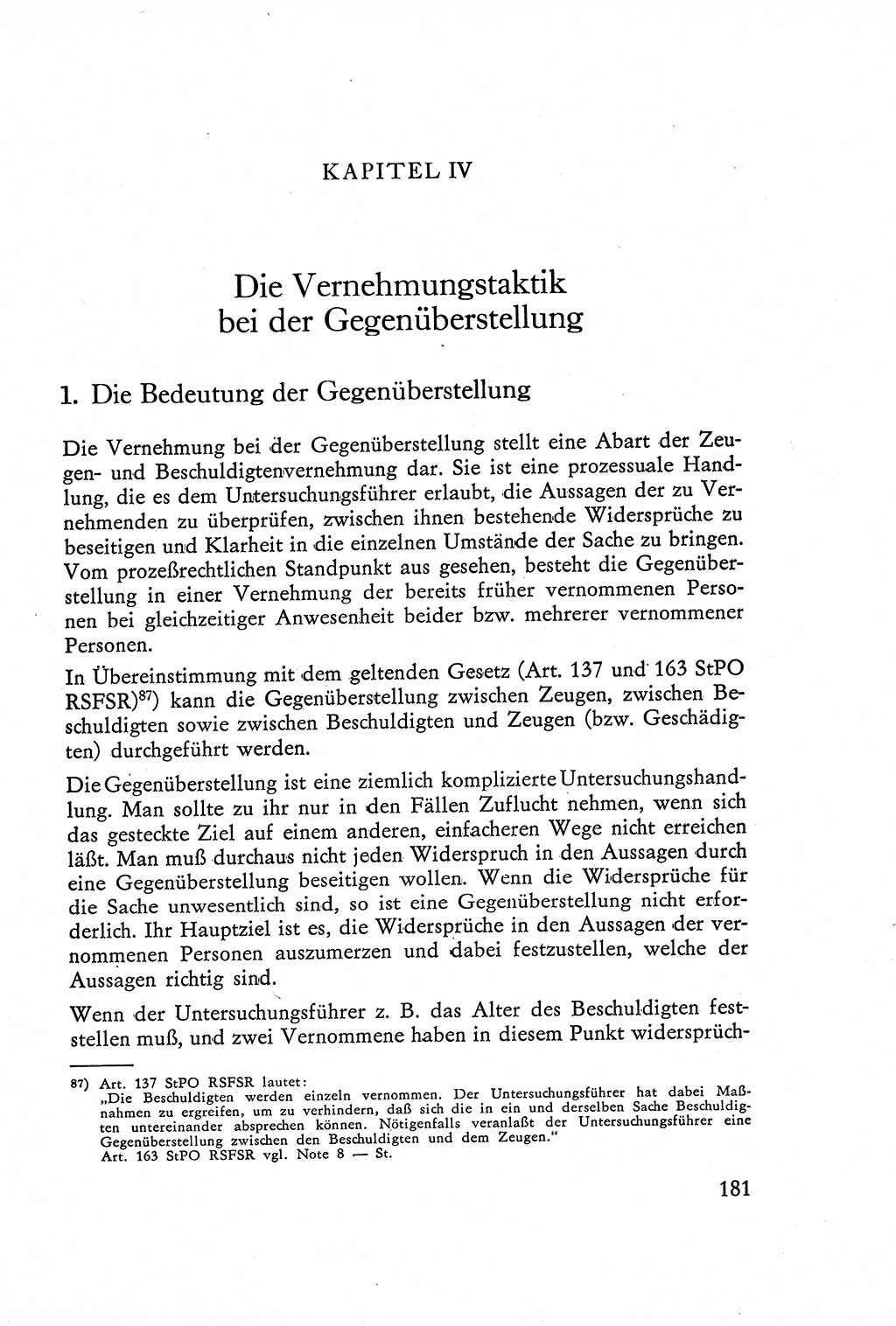 Die Vernehmung [Deutsche Demokratische Republik (DDR)] 1960, Seite 181 (Vern. DDR 1960, S. 181)