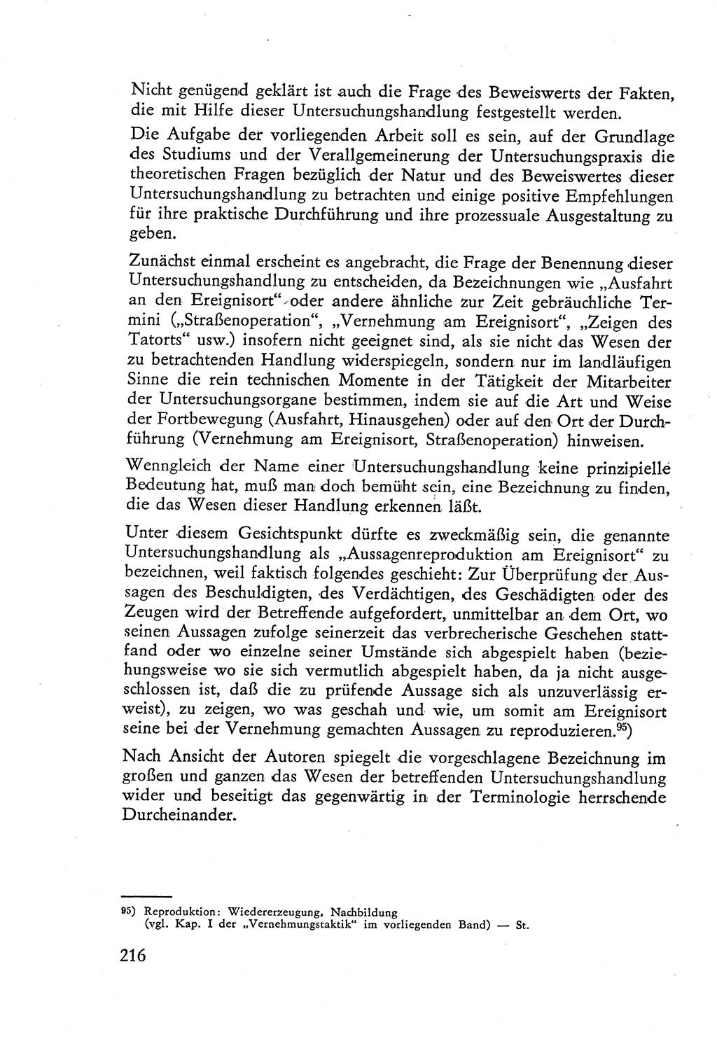 Die Vernehmung [Deutsche Demokratische Republik (DDR)] 1960, Seite 216 (Vern. DDR 1960, S. 216)