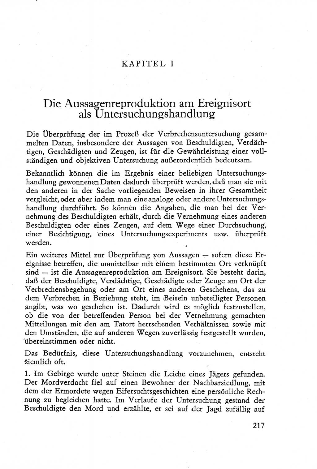 Die Vernehmung [Deutsche Demokratische Republik (DDR)] 1960, Seite 217 (Vern. DDR 1960, S. 217)