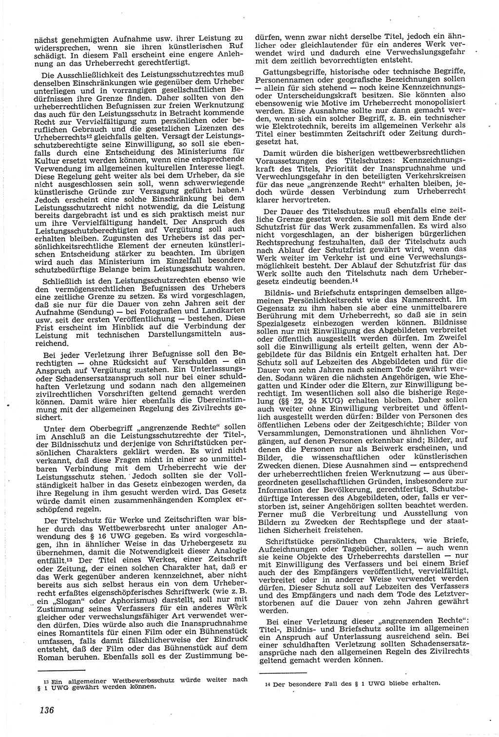 Neue Justiz (NJ), Zeitschrift für Recht und Rechtswissenschaft [Deutsche Demokratische Republik (DDR)], 14. Jahrgang 1960, Seite 136 (NJ DDR 1960, S. 136)