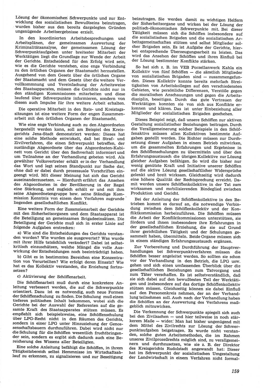 Neue Justiz (NJ), Zeitschrift für Recht und Rechtswissenschaft [Deutsche Demokratische Republik (DDR)], 14. Jahrgang 1960, Seite 159 (NJ DDR 1960, S. 159)