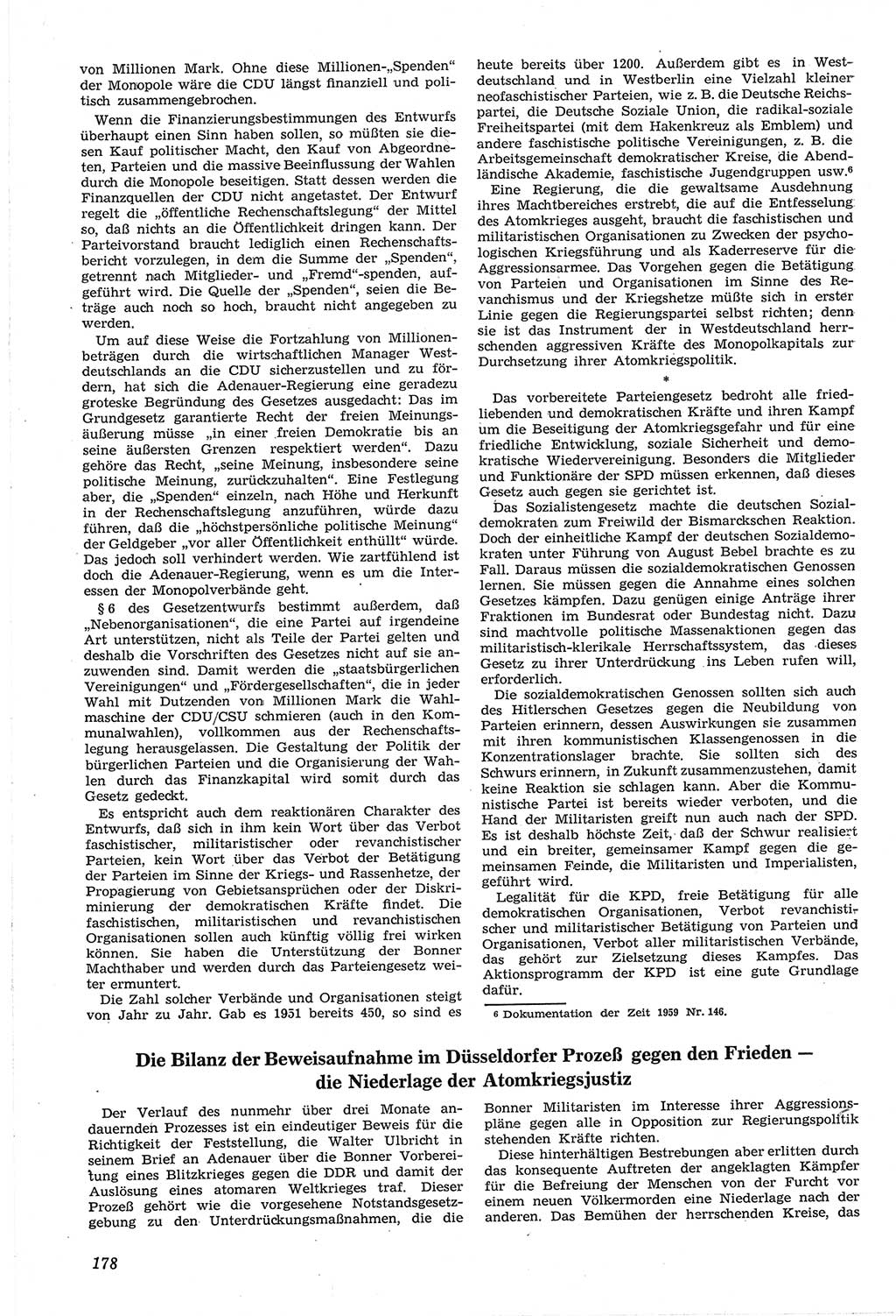 Neue Justiz (NJ), Zeitschrift für Recht und Rechtswissenschaft [Deutsche Demokratische Republik (DDR)], 14. Jahrgang 1960, Seite 178 (NJ DDR 1960, S. 178)