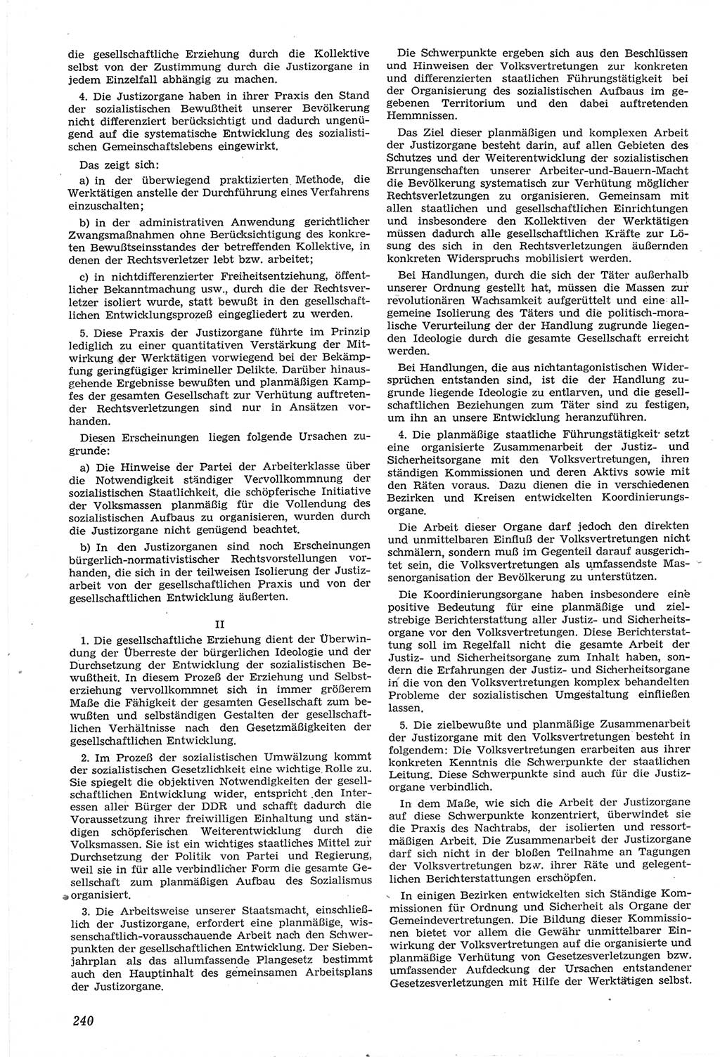 Neue Justiz (NJ), Zeitschrift für Recht und Rechtswissenschaft [Deutsche Demokratische Republik (DDR)], 14. Jahrgang 1960, Seite 240 (NJ DDR 1960, S. 240)