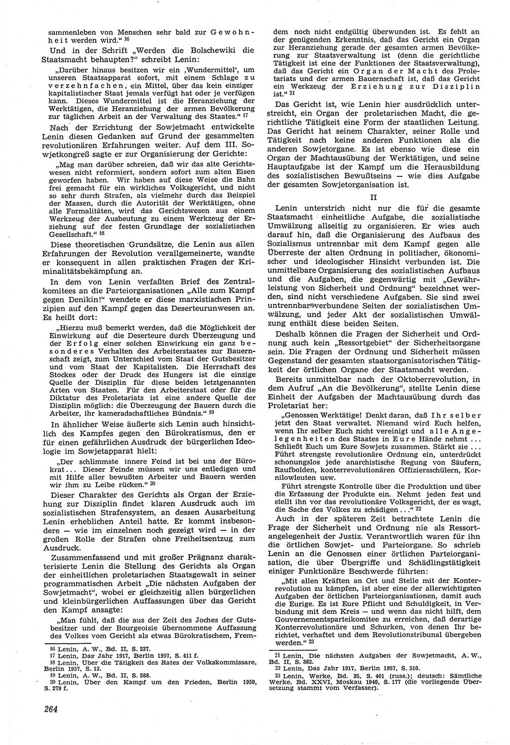 Neue Justiz (NJ), Zeitschrift für Recht und Rechtswissenschaft [Deutsche Demokratische Republik (DDR)], 14. Jahrgang 1960, Seite 264 (NJ DDR 1960, S. 264)