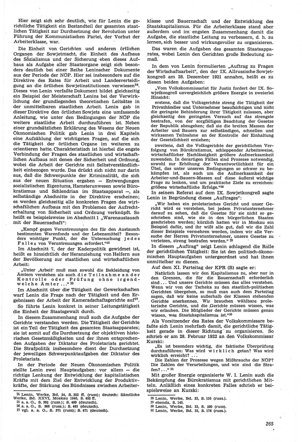 Neue Justiz (NJ), Zeitschrift für Recht und Rechtswissenschaft [Deutsche Demokratische Republik (DDR)], 14. Jahrgang 1960, Seite 265 (NJ DDR 1960, S. 265)