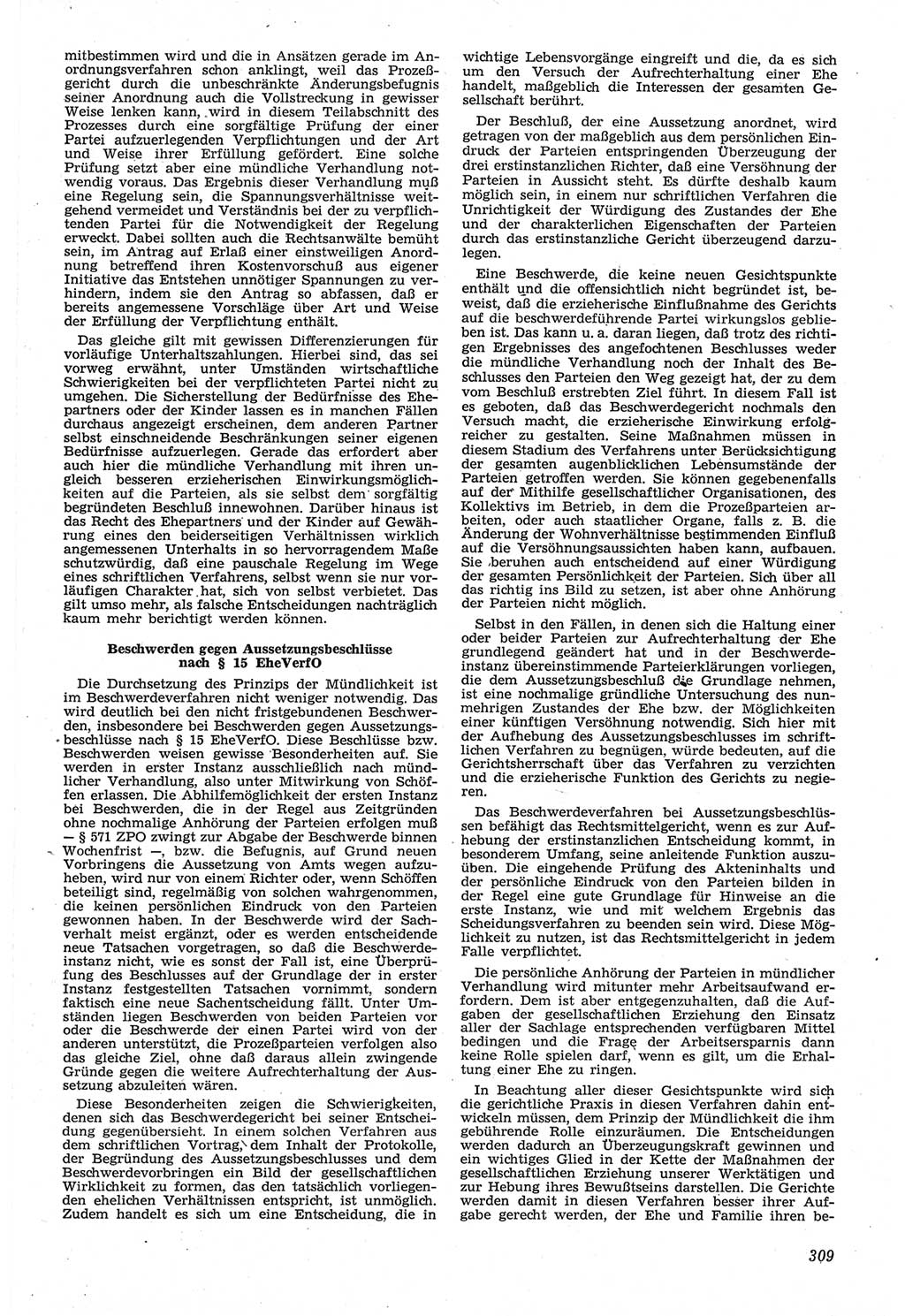 Neue Justiz (NJ), Zeitschrift für Recht und Rechtswissenschaft [Deutsche Demokratische Republik (DDR)], 14. Jahrgang 1960, Seite 309 (NJ DDR 1960, S. 309)