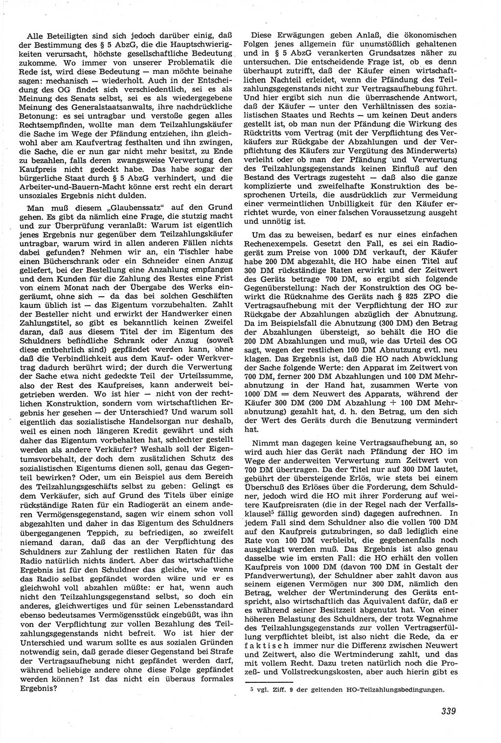 Neue Justiz (NJ), Zeitschrift für Recht und Rechtswissenschaft [Deutsche Demokratische Republik (DDR)], 14. Jahrgang 1960, Seite 339 (NJ DDR 1960, S. 339)