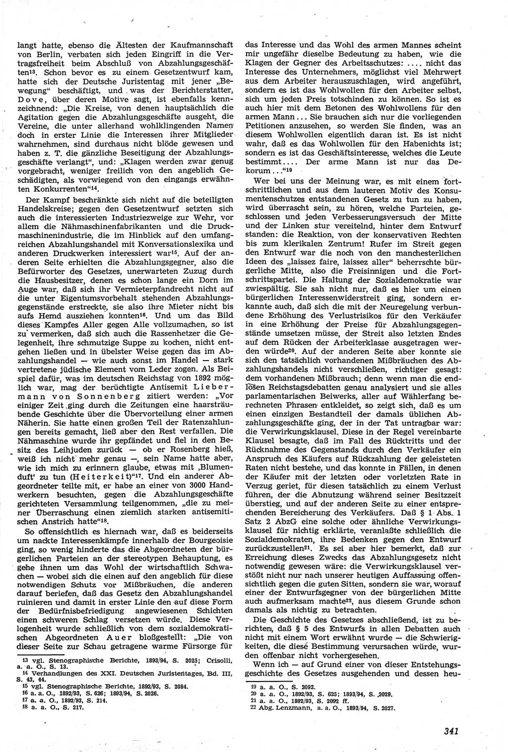 Neue Justiz (NJ), Zeitschrift für Recht und Rechtswissenschaft [Deutsche Demokratische Republik (DDR)], 14. Jahrgang 1960, Seite 341 (NJ DDR 1960, S. 341)
