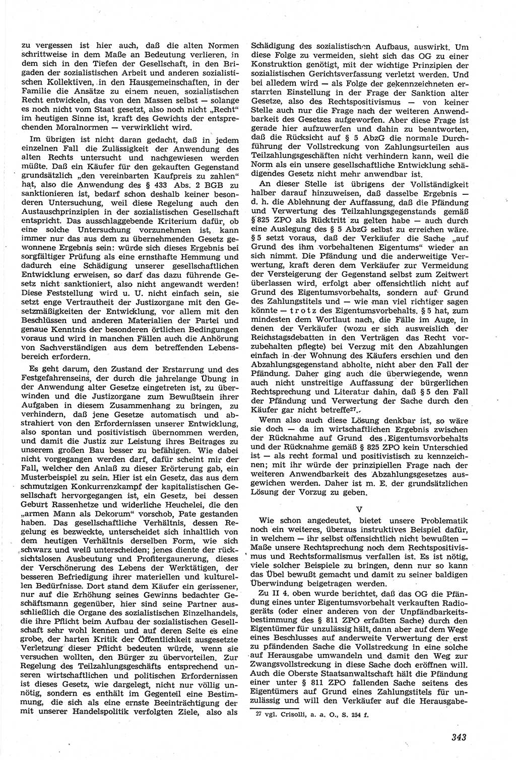 Neue Justiz (NJ), Zeitschrift für Recht und Rechtswissenschaft [Deutsche Demokratische Republik (DDR)], 14. Jahrgang 1960, Seite 343 (NJ DDR 1960, S. 343)