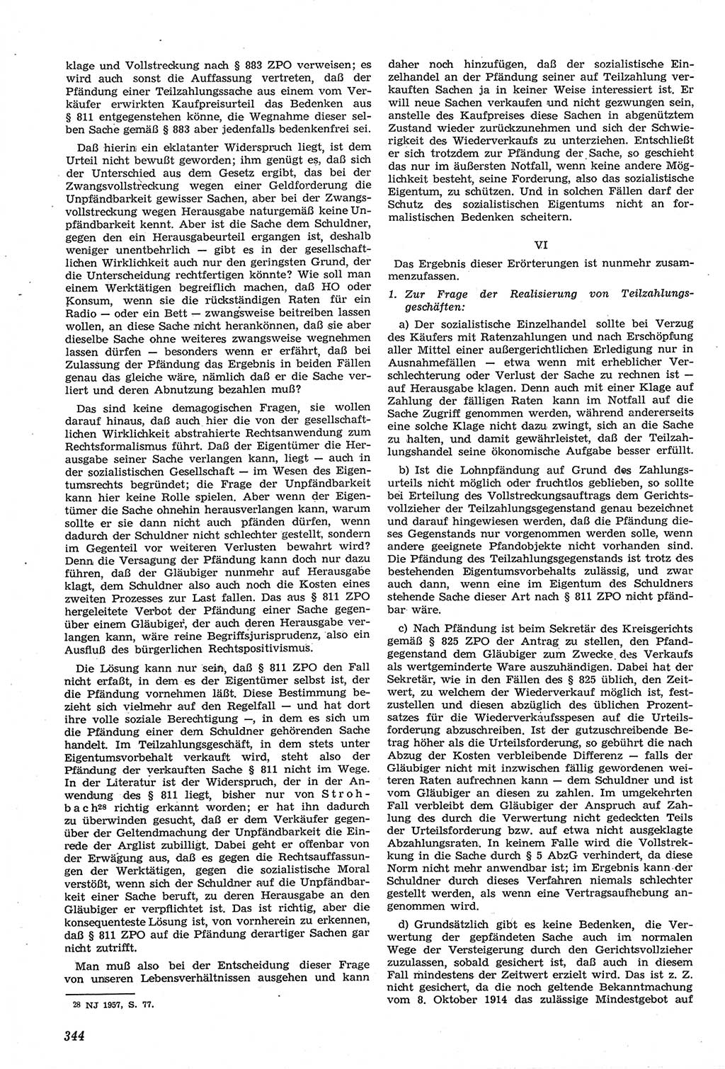 Neue Justiz (NJ), Zeitschrift für Recht und Rechtswissenschaft [Deutsche Demokratische Republik (DDR)], 14. Jahrgang 1960, Seite 344 (NJ DDR 1960, S. 344)