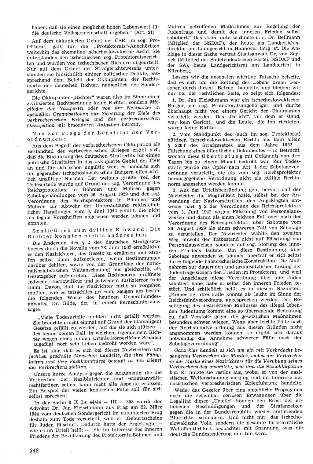 Neue Justiz (NJ), Zeitschrift für Recht und Rechtswissenschaft [Deutsche Demokratische Republik (DDR)], 14. Jahrgang 1960, Seite 348 (NJ DDR 1960, S. 348)