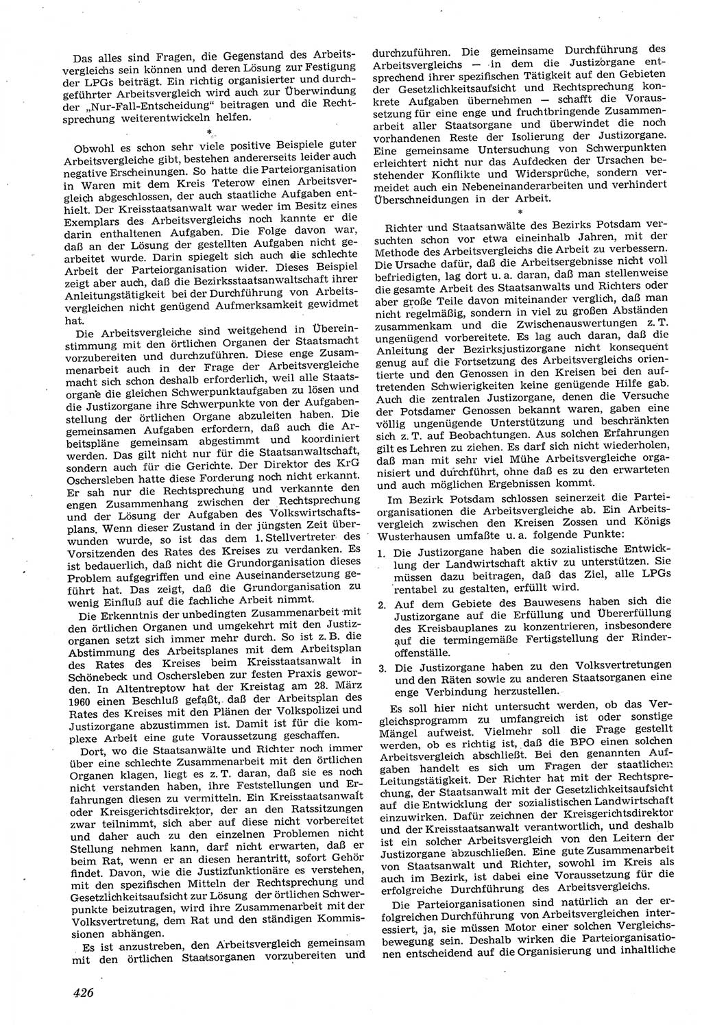 Neue Justiz (NJ), Zeitschrift für Recht und Rechtswissenschaft [Deutsche Demokratische Republik (DDR)], 14. Jahrgang 1960, Seite 426 (NJ DDR 1960, S. 426)