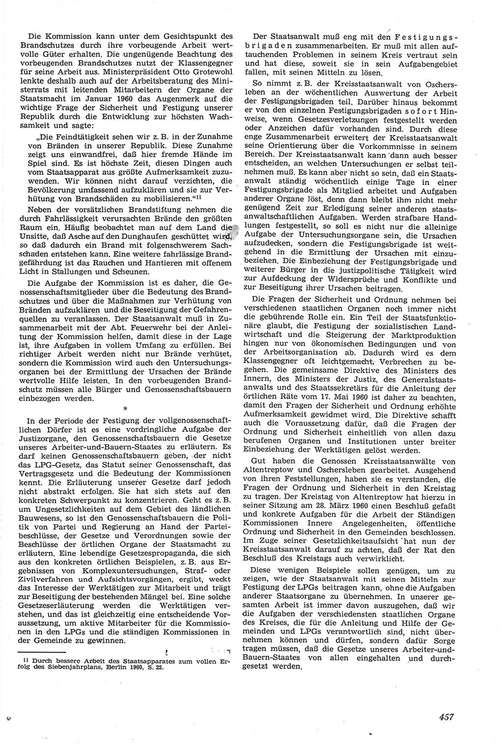 Neue Justiz (NJ), Zeitschrift für Recht und Rechtswissenschaft [Deutsche Demokratische Republik (DDR)], 14. Jahrgang 1960, Seite 457 (NJ DDR 1960, S. 457)
