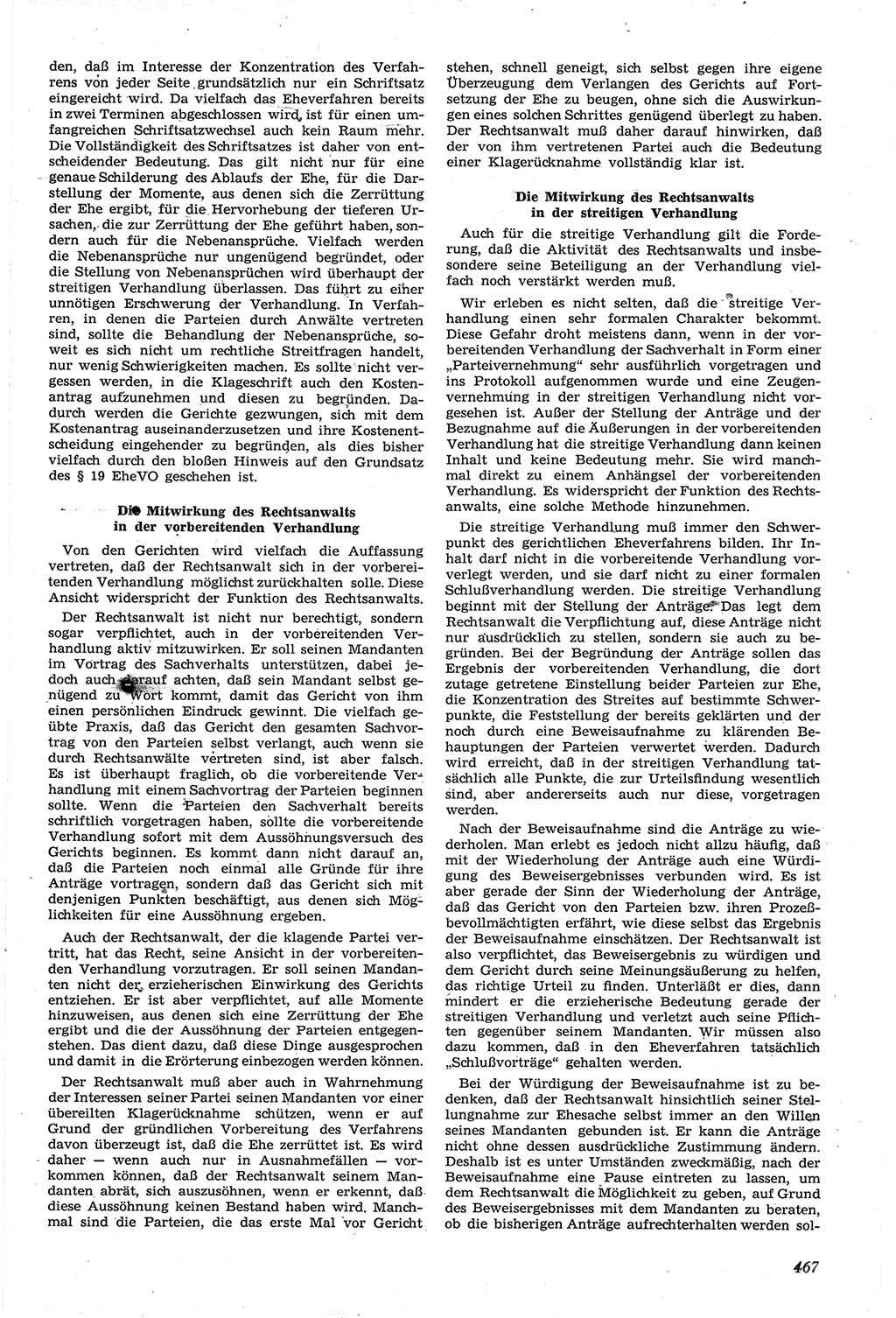 Neue Justiz (NJ), Zeitschrift für Recht und Rechtswissenschaft [Deutsche Demokratische Republik (DDR)], 14. Jahrgang 1960, Seite 467 (NJ DDR 1960, S. 467)