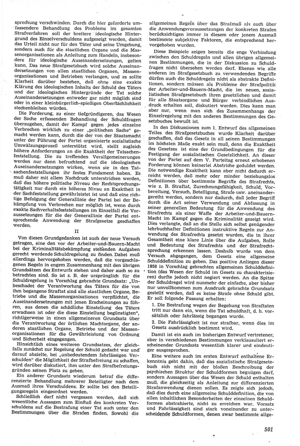 Neue Justiz (NJ), Zeitschrift für Recht und Rechtswissenschaft [Deutsche Demokratische Republik (DDR)], 14. Jahrgang 1960, Seite 501 (NJ DDR 1960, S. 501)