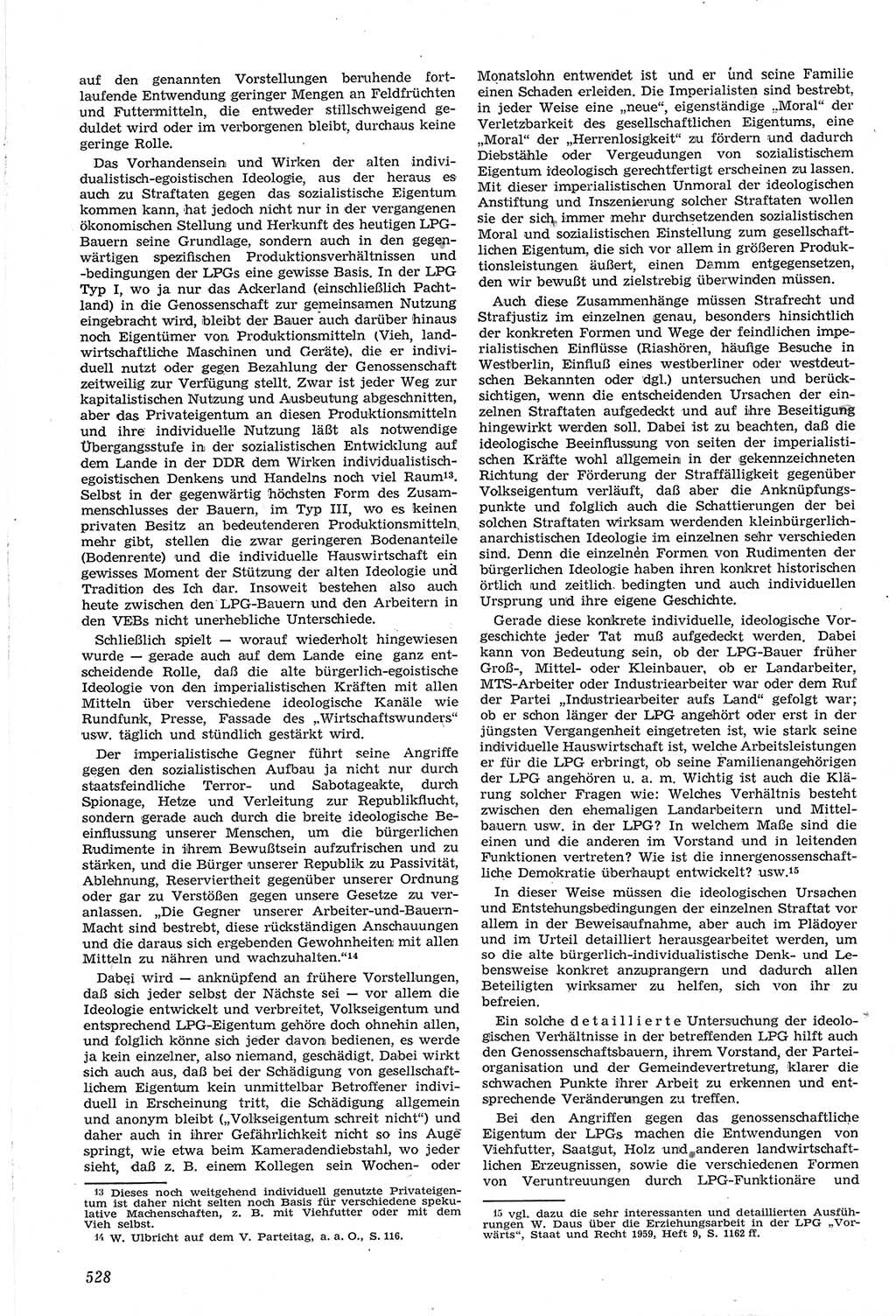 Neue Justiz (NJ), Zeitschrift für Recht und Rechtswissenschaft [Deutsche Demokratische Republik (DDR)], 14. Jahrgang 1960, Seite 528 (NJ DDR 1960, S. 528)