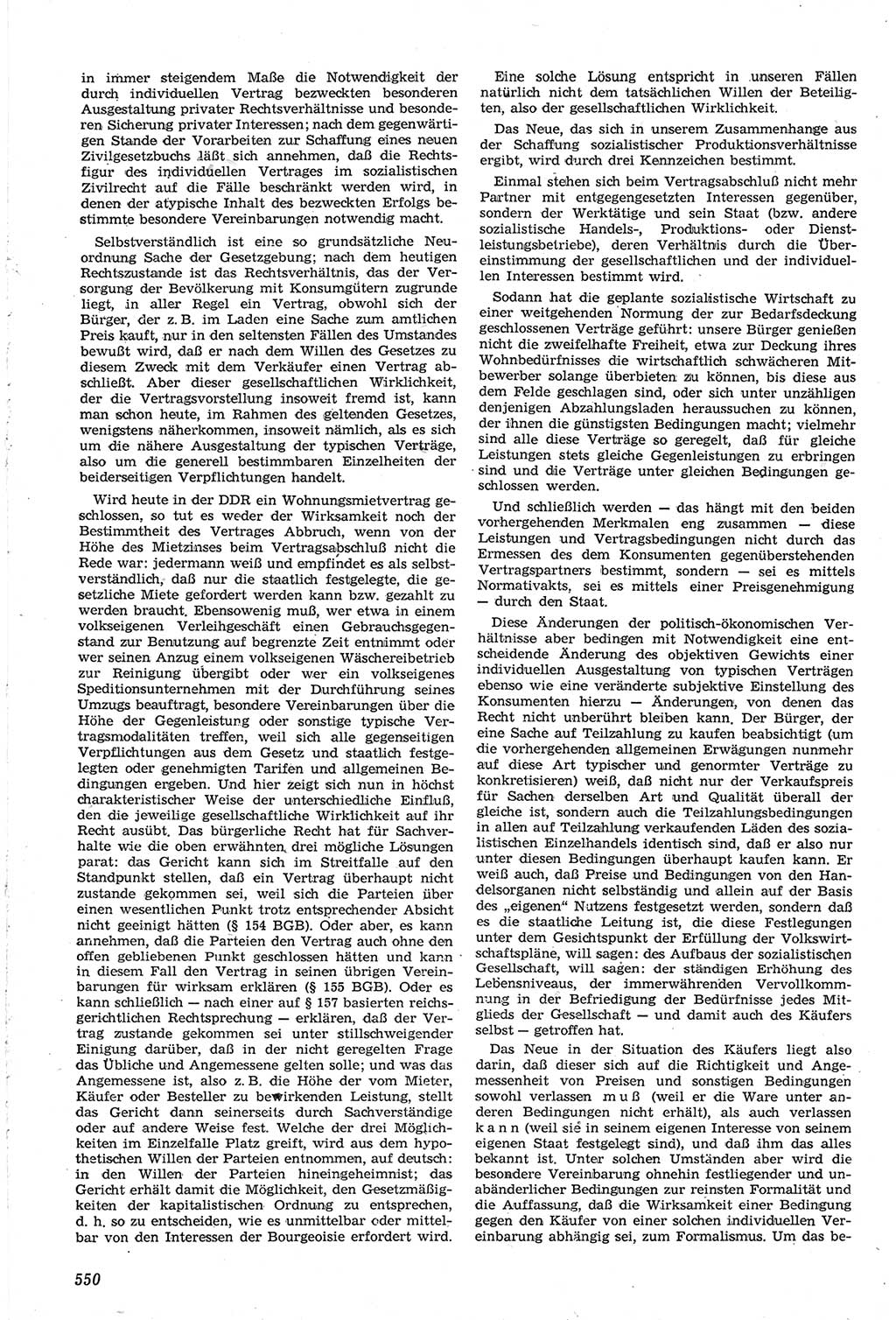 Neue Justiz (NJ), Zeitschrift für Recht und Rechtswissenschaft [Deutsche Demokratische Republik (DDR)], 14. Jahrgang 1960, Seite 550 (NJ DDR 1960, S. 550)