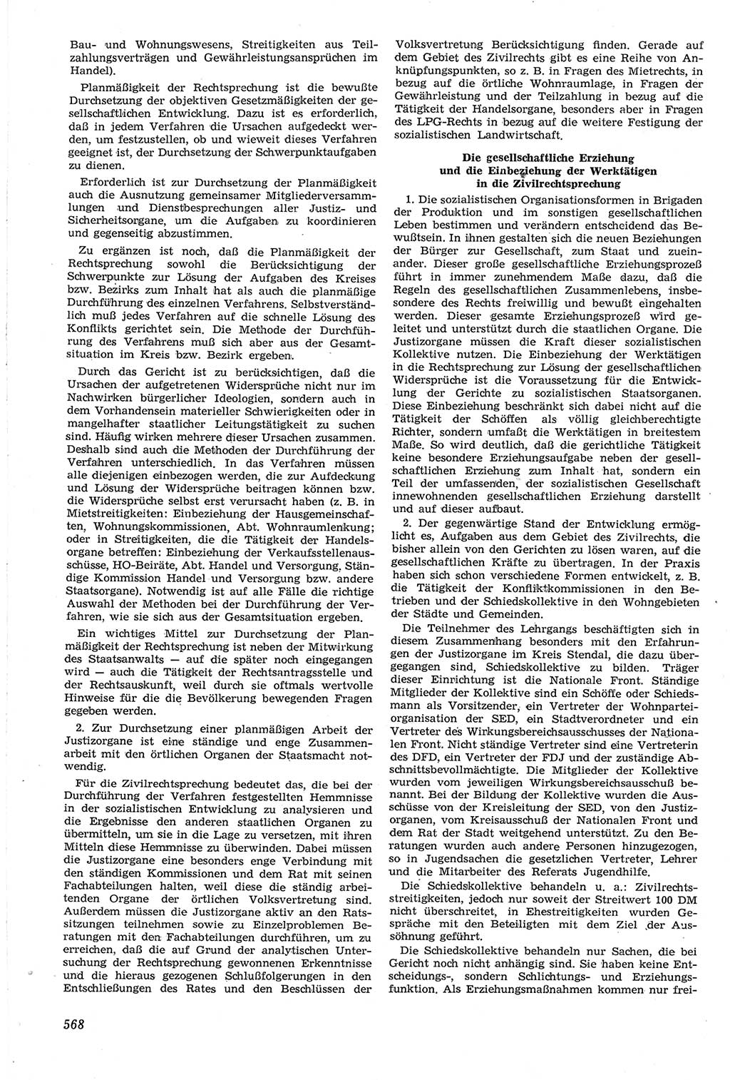 Neue Justiz (NJ), Zeitschrift für Recht und Rechtswissenschaft [Deutsche Demokratische Republik (DDR)], 14. Jahrgang 1960, Seite 568 (NJ DDR 1960, S. 568)