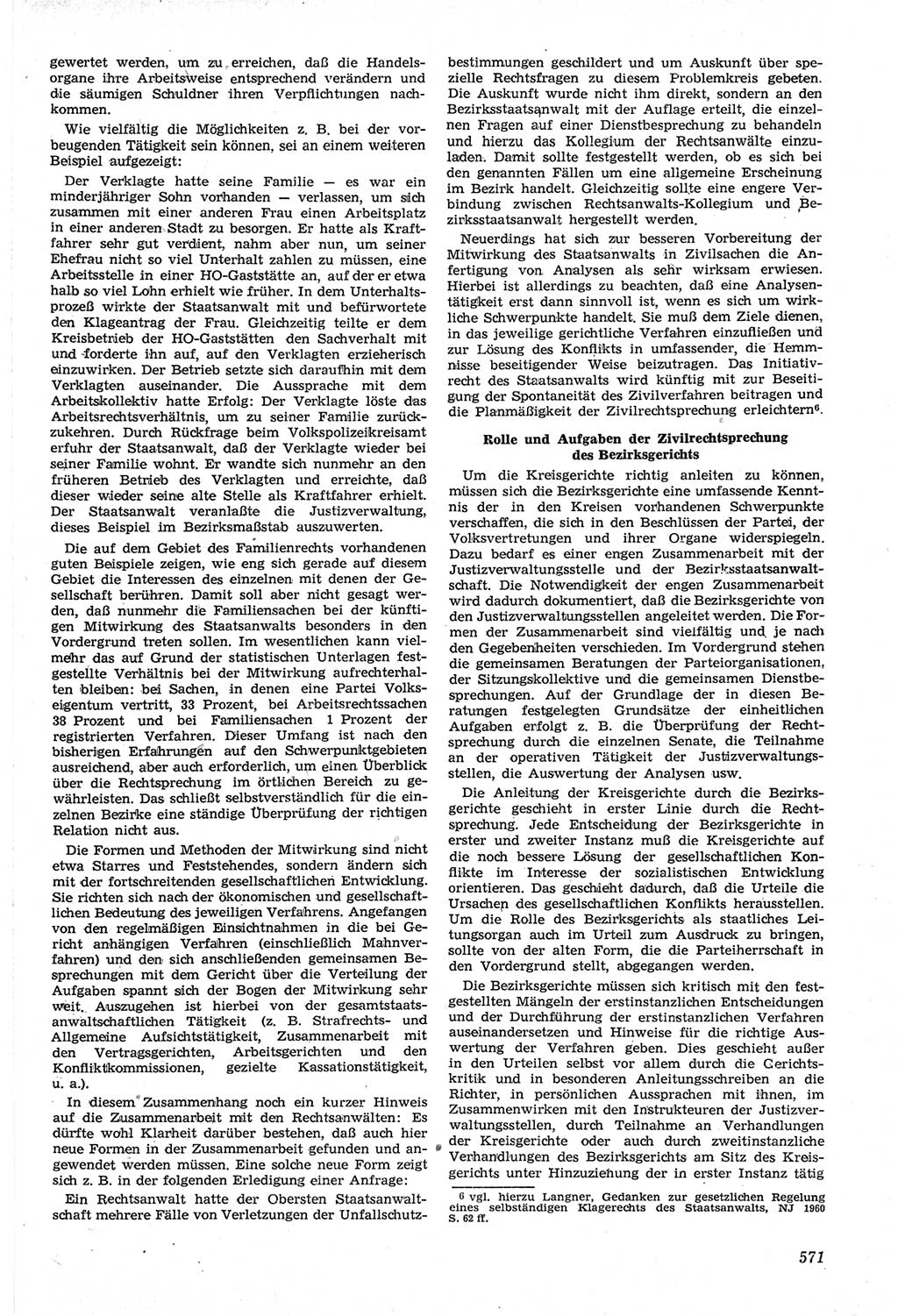 Neue Justiz (NJ), Zeitschrift für Recht und Rechtswissenschaft [Deutsche Demokratische Republik (DDR)], 14. Jahrgang 1960, Seite 571 (NJ DDR 1960, S. 571)
