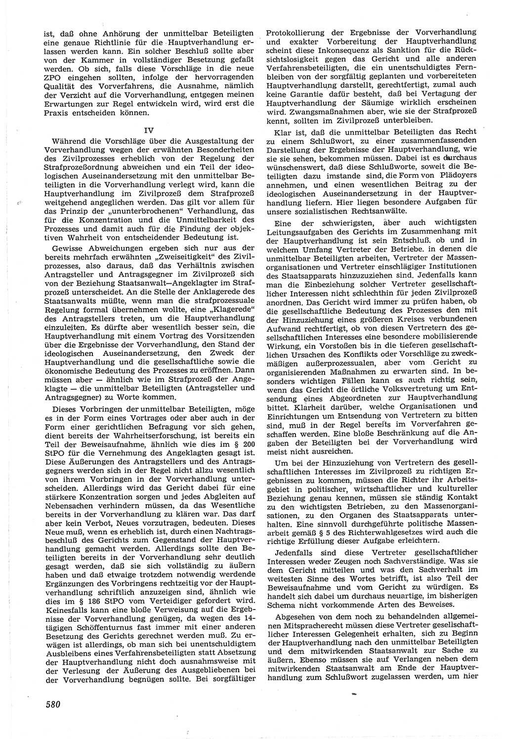 Neue Justiz (NJ), Zeitschrift für Recht und Rechtswissenschaft [Deutsche Demokratische Republik (DDR)], 14. Jahrgang 1960, Seite 580 (NJ DDR 1960, S. 580)