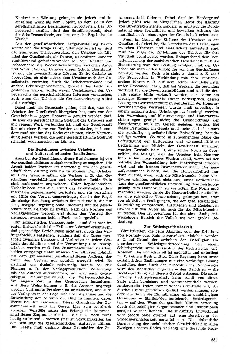 Neue Justiz (NJ), Zeitschrift für Recht und Rechtswissenschaft [Deutsche Demokratische Republik (DDR)], 14. Jahrgang 1960, Seite 583 (NJ DDR 1960, S. 583)