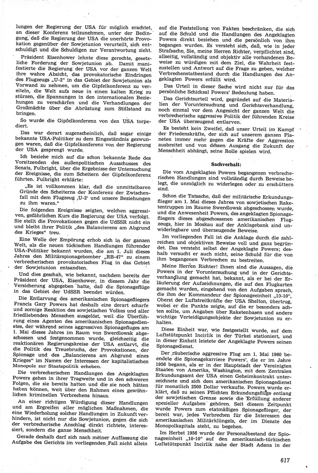 Neue Justiz (NJ), Zeitschrift für Recht und Rechtswissenschaft [Deutsche Demokratische Republik (DDR)], 14. Jahrgang 1960, Seite 617 (NJ DDR 1960, S. 617)