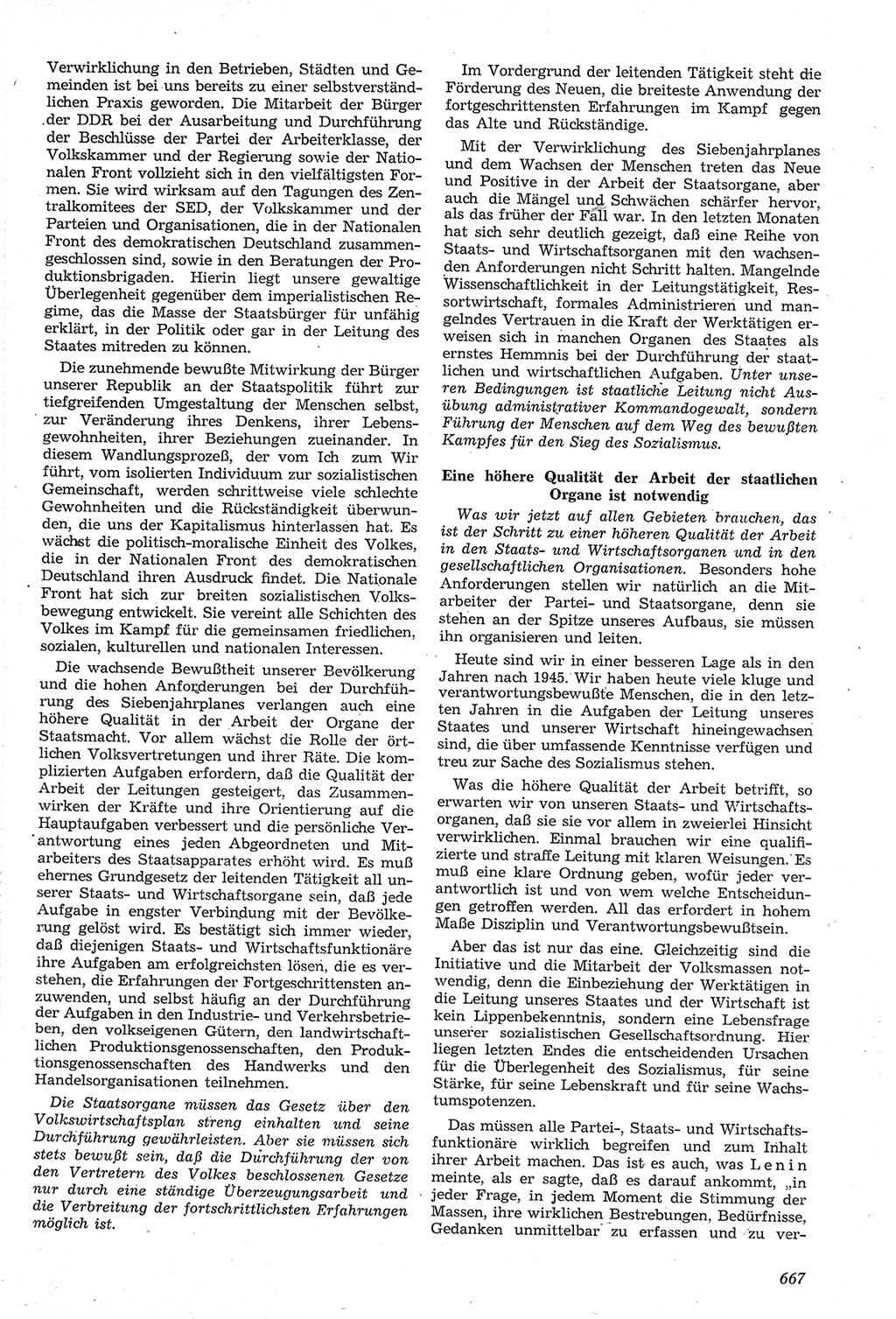 Neue Justiz (NJ), Zeitschrift für Recht und Rechtswissenschaft [Deutsche Demokratische Republik (DDR)], 14. Jahrgang 1960, Seite 667 (NJ DDR 1960, S. 667)