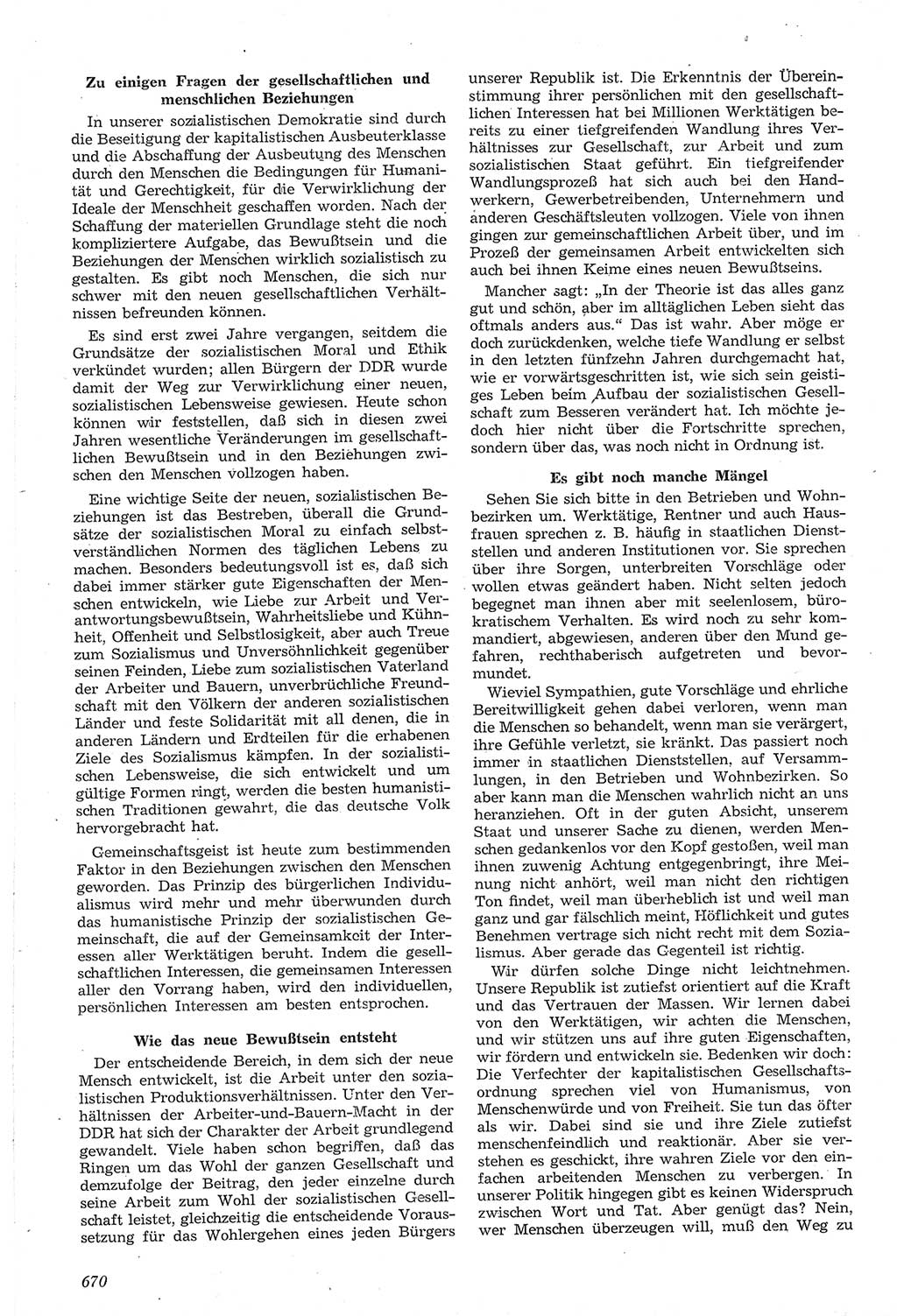 Neue Justiz (NJ), Zeitschrift für Recht und Rechtswissenschaft [Deutsche Demokratische Republik (DDR)], 14. Jahrgang 1960, Seite 670 (NJ DDR 1960, S. 670)