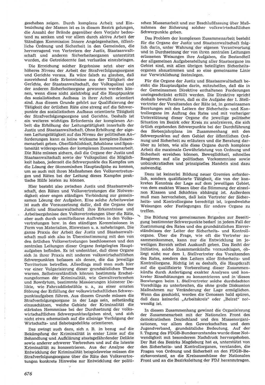 Neue Justiz (NJ), Zeitschrift für Recht und Rechtswissenschaft [Deutsche Demokratische Republik (DDR)], 14. Jahrgang 1960, Seite 676 (NJ DDR 1960, S. 676)