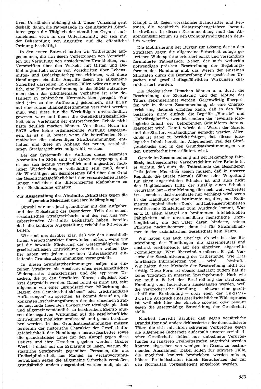Neue Justiz (NJ), Zeitschrift für Recht und Rechtswissenschaft [Deutsche Demokratische Republik (DDR)], 14. Jahrgang 1960, Seite 689 (NJ DDR 1960, S. 689)