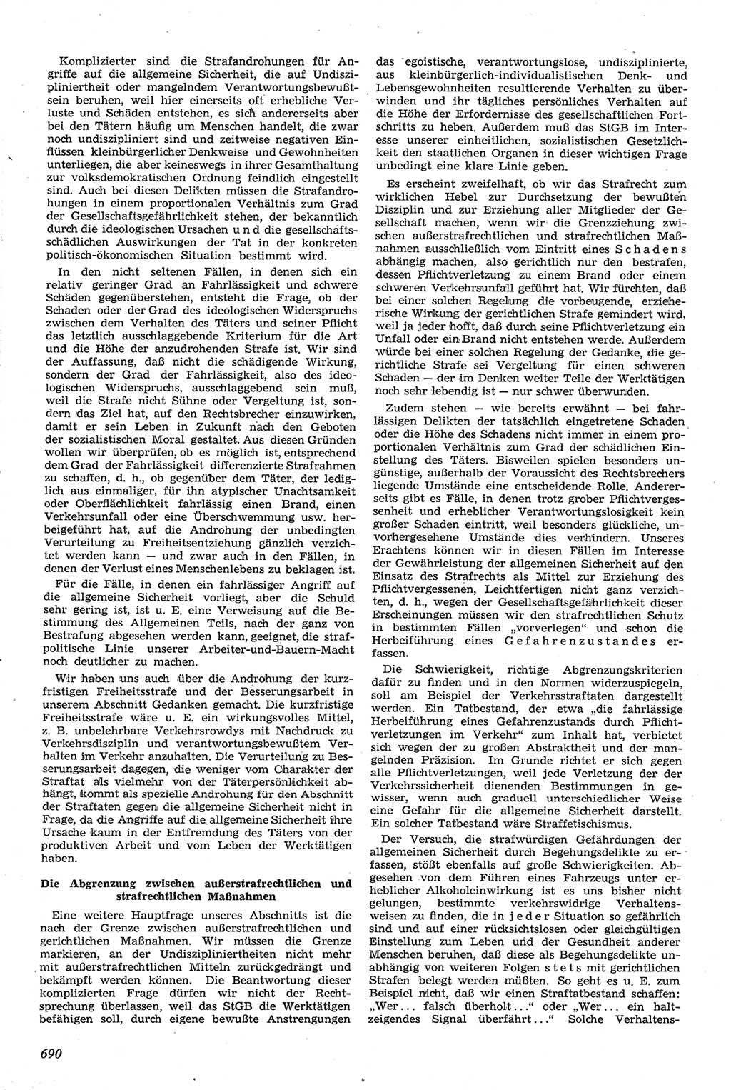 Neue Justiz (NJ), Zeitschrift für Recht und Rechtswissenschaft [Deutsche Demokratische Republik (DDR)], 14. Jahrgang 1960, Seite 690 (NJ DDR 1960, S. 690)