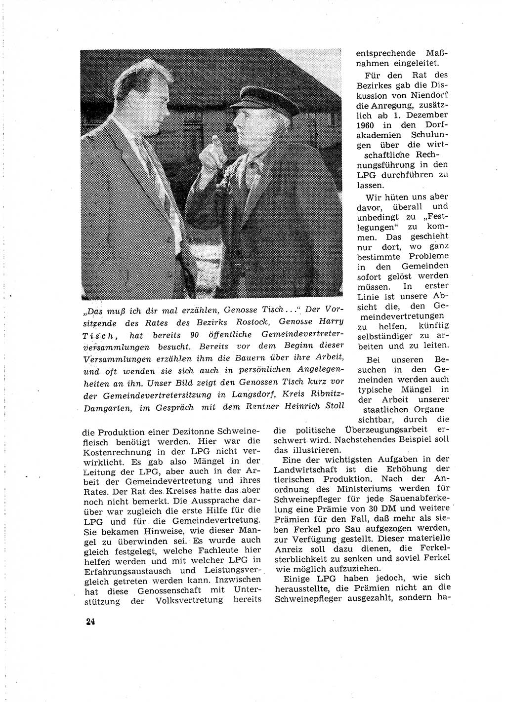 Neuer Weg (NW), Organ des Zentralkomitees (ZK) der SED (Sozialistische Einheitspartei Deutschlands) für Fragen des Parteilebens, 16. Jahrgang [Deutsche Demokratische Republik (DDR)] 1961, Seite 24 (NW ZK SED DDR 1961, S. 24)