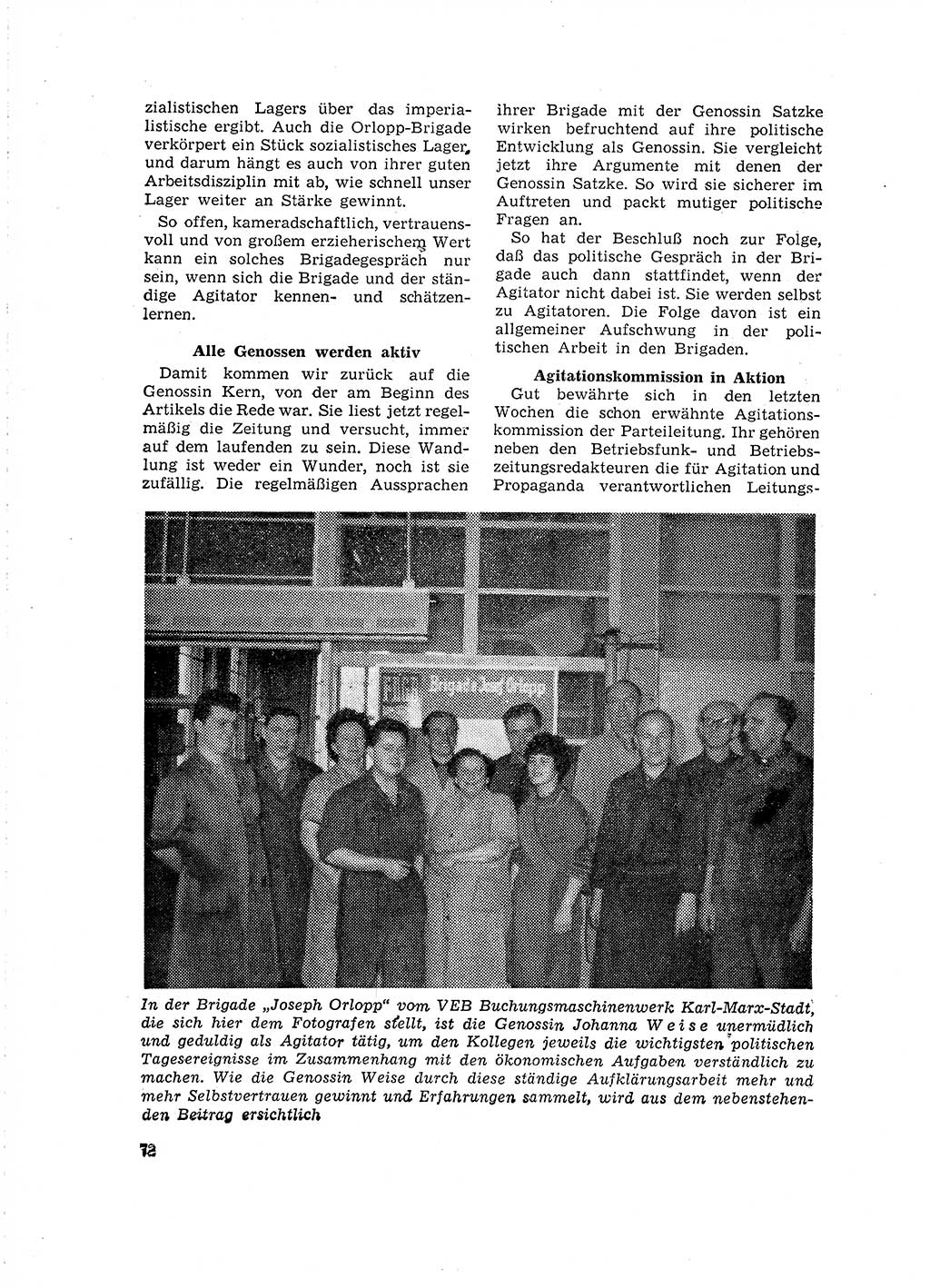 Neuer Weg (NW), Organ des Zentralkomitees (ZK) der SED (Sozialistische Einheitspartei Deutschlands) für Fragen des Parteilebens, 16. Jahrgang [Deutsche Demokratische Republik (DDR)] 1961, Seite 72 (NW ZK SED DDR 1961, S. 72)