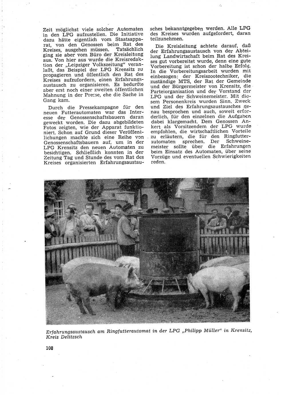 Neuer Weg (NW), Organ des Zentralkomitees (ZK) der SED (Sozialistische Einheitspartei Deutschlands) für Fragen des Parteilebens, 16. Jahrgang [Deutsche Demokratische Republik (DDR)] 1961, Seite 108 (NW ZK SED DDR 1961, S. 108)