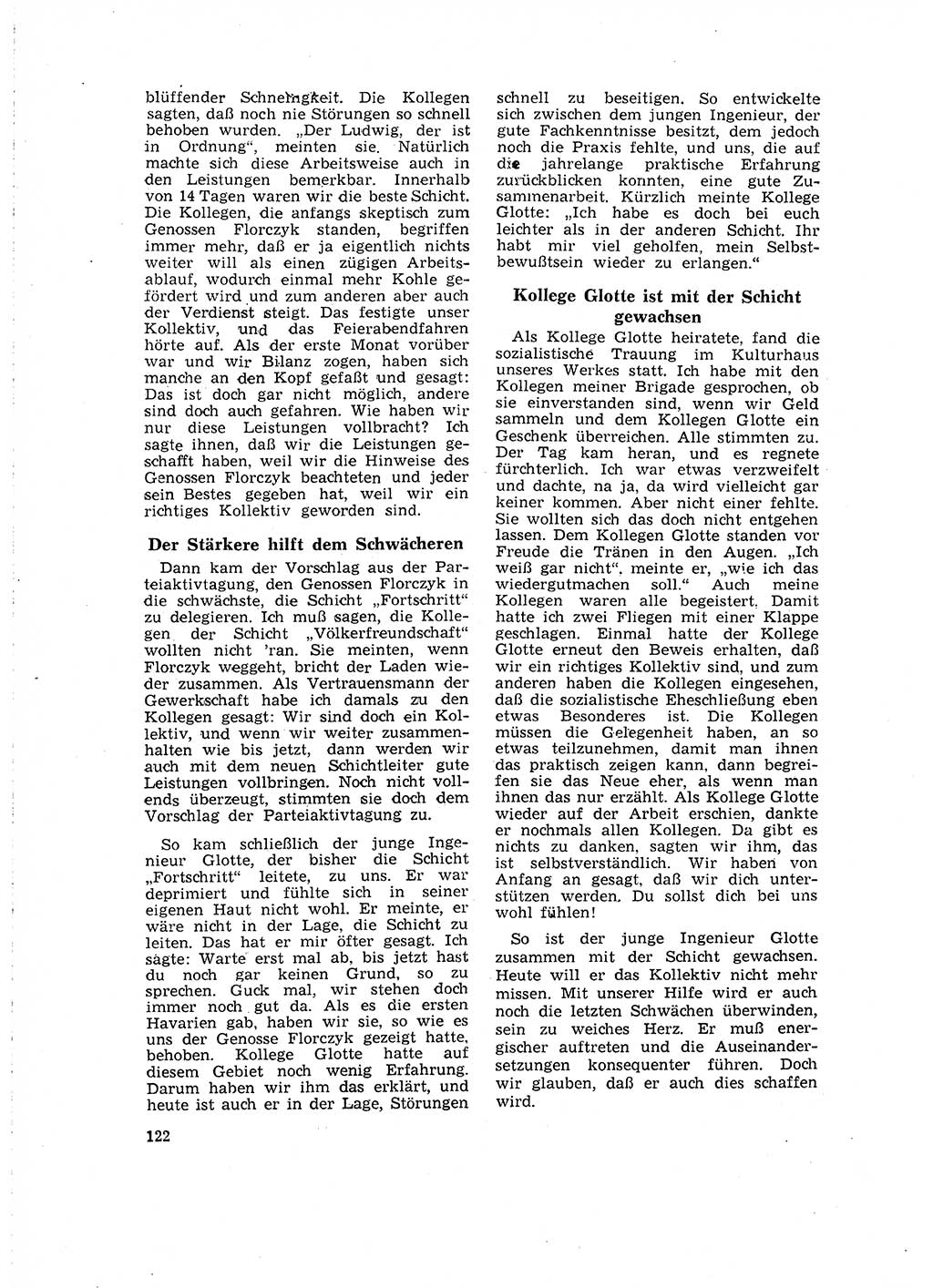 Neuer Weg (NW), Organ des Zentralkomitees (ZK) der SED (Sozialistische Einheitspartei Deutschlands) für Fragen des Parteilebens, 16. Jahrgang [Deutsche Demokratische Republik (DDR)] 1961, Seite 122 (NW ZK SED DDR 1961, S. 122)